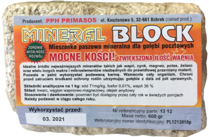 PRIMASOS Kołacz Mineralny Mineral Block Mocne Kości 