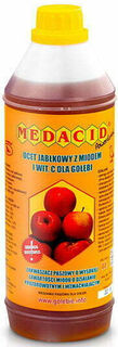 PATRON Medacid Ocet Jabłkowy z miodem i wit. C 1L