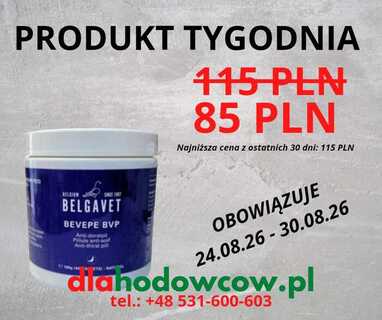 PRODUKT TYGODNIA NA 24.08-30.08-2026 BELGAVET BEVEPE BVP 400 TAB