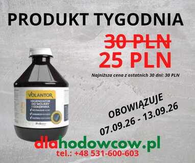 PRODUKT TYGODNIA NA 07.09.26-13.09.2026 VOLANTOR HIGIENIZATOR DO WOLIERY 200 ML