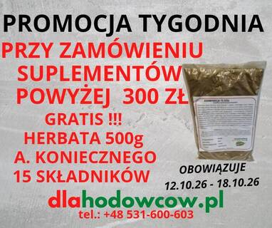 PROMOCJA TYGODNIA NA 12.10.26-18.10.26 HERBATKA A. KONIECZNY  500 GR