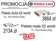 PROMOCJA KARMY MAŁA PALETA VL-PLUS MUTINE 22 KG